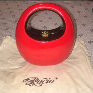 Rocio Coco Wood Handbag